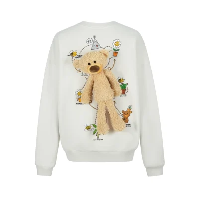 13DE MARZO Matthew Langille Bear Travel Sweater Grey