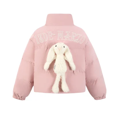 13DE MARZO Doozoo Padded Down Jacket Pink