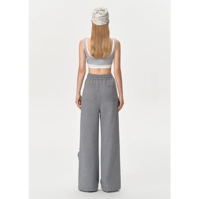 13DE MARZO Star Sand Sweatpants Grey - Image 5