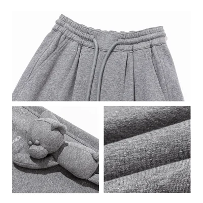 13DE MARZO Star Sand Sweatpants Grey - Image 7