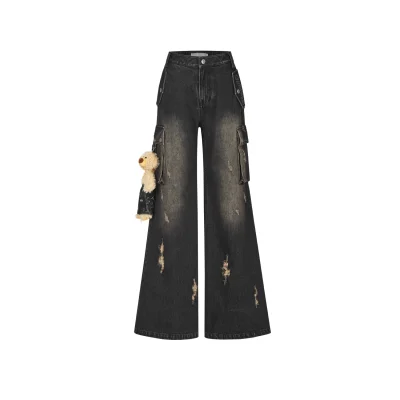 13DE MARZO Doozoo Costume Jeans Black