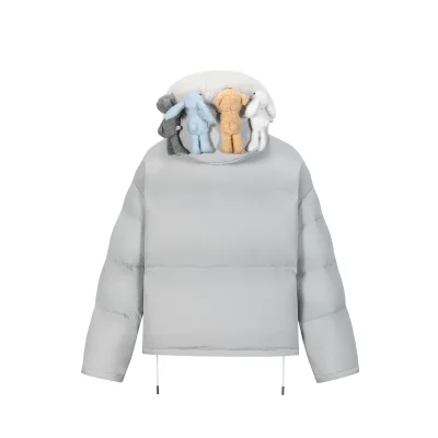 13DE MARZO Friends Hangout Down Jacket Grey