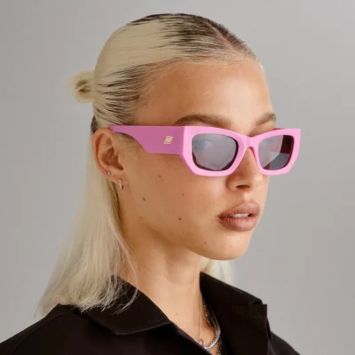 Le Specs Sunglasses BEACHCOMBER MATTE BUBBLEGUM PINK LSP2452420 - Image 3