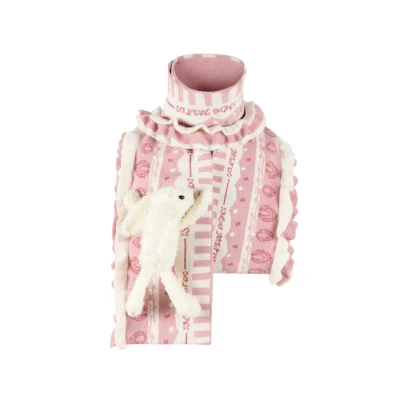 13DE MARZO Doozoo Cake Scarf Pink