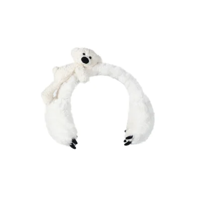 13DE MARZO Bear Paw Earmuff White