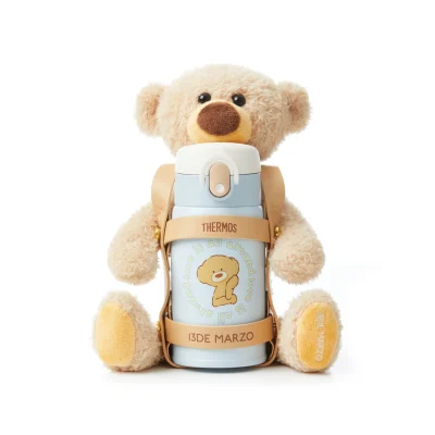 13DE MARZO Bear Hug Insulated Cup Blue