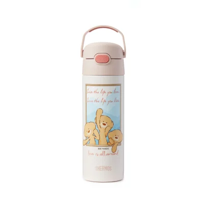 13DE MARZO Bear Window Insulated Cup Pink - Image 3