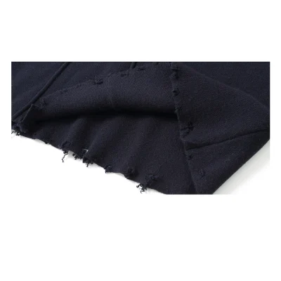 REVAN Knit A-Line Long Skirt Dark Blue - Image 9