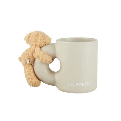 13DE MARZO Heart Logo Bear Mug