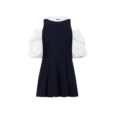 REVAN Sweet-Cool Colorblock Girly Dress - Image 7