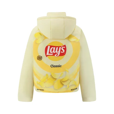 13DE MARZO Lay's Flavor Down Jacket Yellow