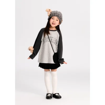 13DE MARZO Kids BabyBear Weave Beanie Grey - Image 3