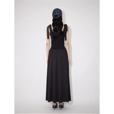 REVAN Ethereal Velvet Gem Knit Dress Black - Image 5