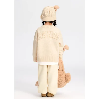 13DE MRAZO BabyBear Knit Cardigan Beige - Image 3