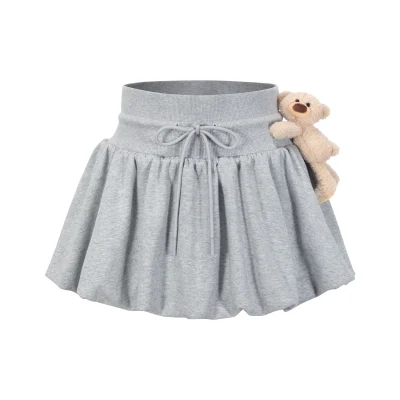 13DE MARZO Doozoo Bud Skirt Grey