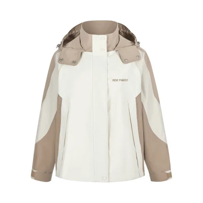13DE MARZO Bear Logo Windbreaker Khaki - Image 5