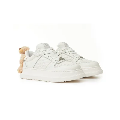 13DE MARZO Bear Thick Base Sneaker White