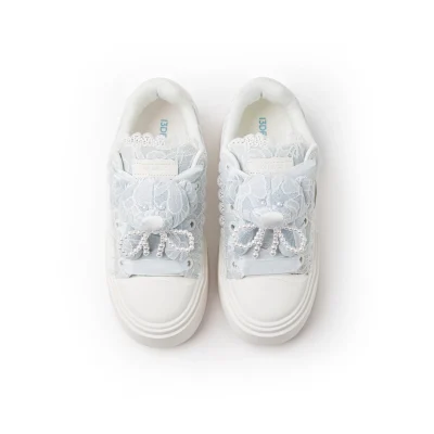 13DE MARZO Bear Lacy Badge Sneaker Blue