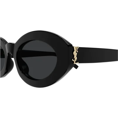 Saint Laurent Sunglasses SLM136 Black Black - Image 5