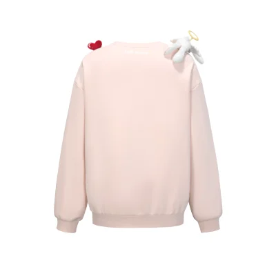 13DE MARZO Doozoo Cupid Heart Sweater Pink - Image 5