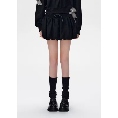 13DE MARZO Doozoo Bud Skirt Black - Image 3