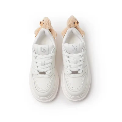 13DE MARZO Bear Thick Base Sneaker White - Image 5