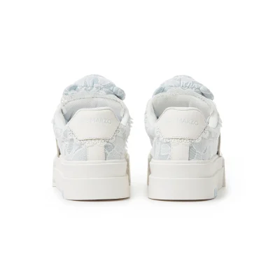 13DE MARZO Bear Lacy Badge Sneaker Blue - Image 3