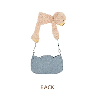 13DE MARZO Doozoo Shoulder Bag Blue - Image 5