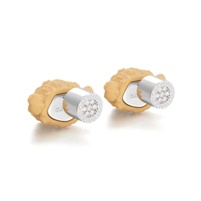 13DE MARZO Bear Ear Stud Silver - Image 4