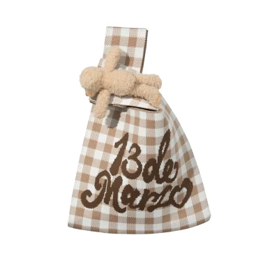 13DE MARZO Bear Picnic Bag Khaki