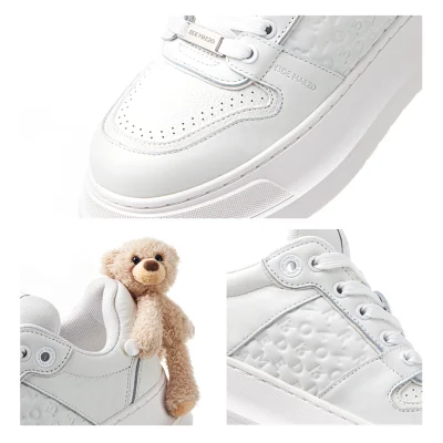 13DE MARZO Bear Thick Base Sneaker White - Image 7