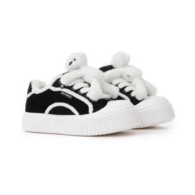 13DE MARZO Bear Biscuit Sneaker Black