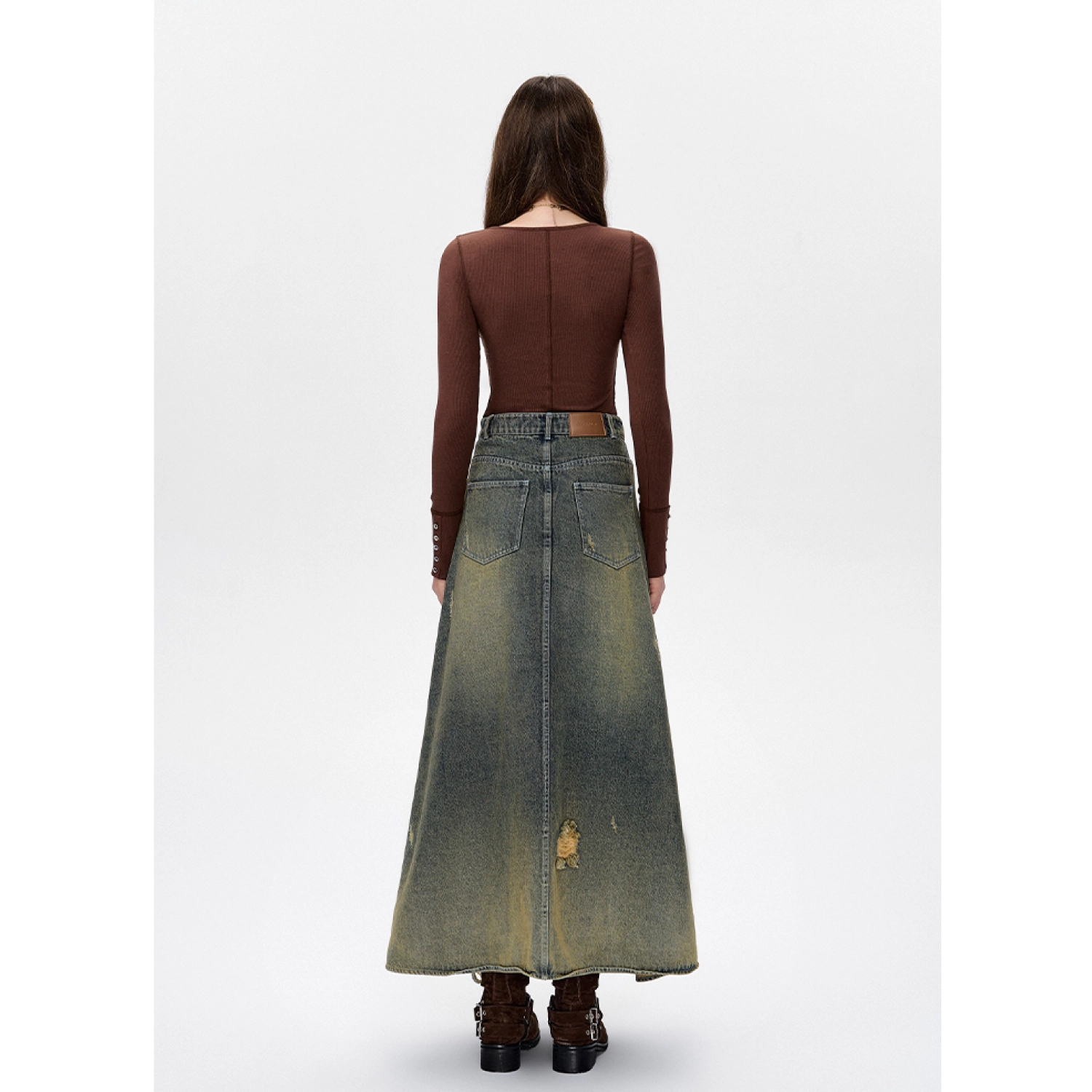 13DE MARZO Doozoo Tight Undertee Brown - Image 4