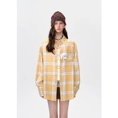 13DE MARZO Doozoo In Pocket Shirt Yellow