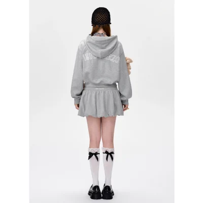 13DE MARZO Doozoo Bud Skirt Grey - Image 4