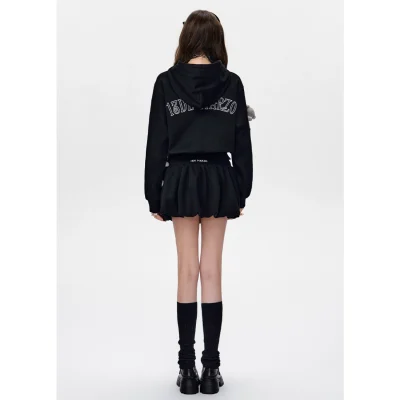 13DE MARZO Doozoo Bud Skirt Black - Image 4