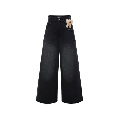 13DE MARZO Doozoo Low Waist Jeans Black