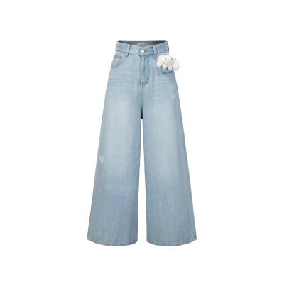 13DE MARZO Doozoo Low Waist Jeans Blue