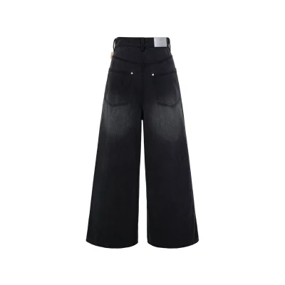 13DE MARZO Doozoo Low Waist Jeans Black - Image 5