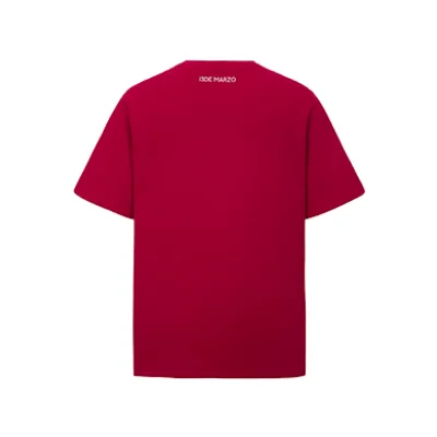 13DE MARZO Bear Hollow Heart T-shirt Red - Image 5