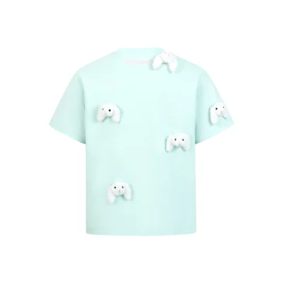 13DE MARZO BabyBear Mini Cover T-shirt Blue - Image 4