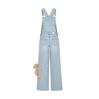 13DE MARZO Doozoo Denim Overall Blue - Image 6