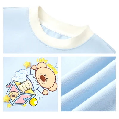 13DE MARZO BabyBear Gift Box T-shirt Blue - Image 6