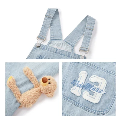 13DE MARZO Doozoo Denim Overall Blue - Image 8