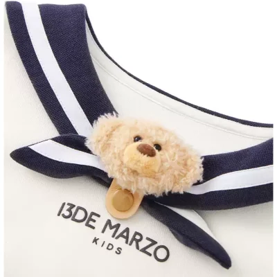 13DE MARZO BabyBear Sailor Dress White - Image 6