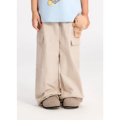 13DE MARZO BabyBear Cargo Pants Almond - Image 2