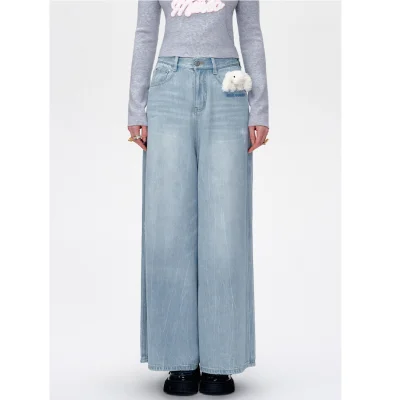 13DE MARZO Doozoo Low Waist Jeans Blue - Image 2