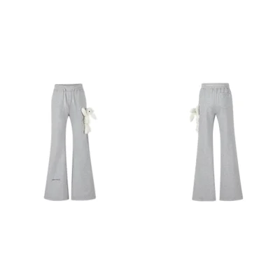 13DE MARZO Doozoo Flare Jeans Grey - Image 4