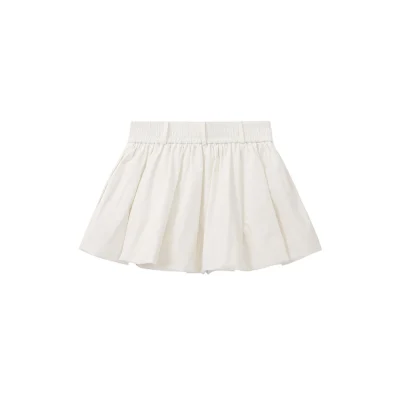 REVAN Soft Kapok Pleated Skirt White - Image 6