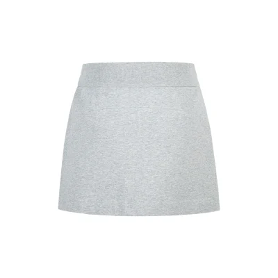 13DE MARZO Doozoo Split Skirt Grey - Image 5